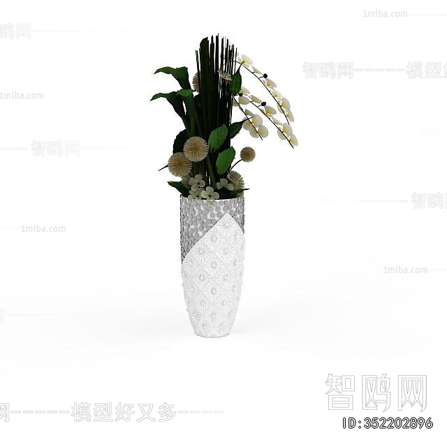 Modern Ground Green Plant Potted Plants