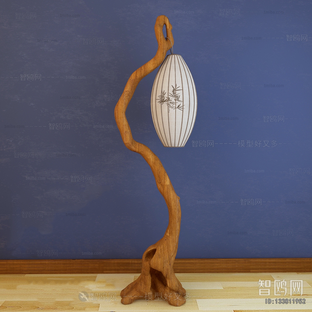 New Chinese Style Floor Lamp