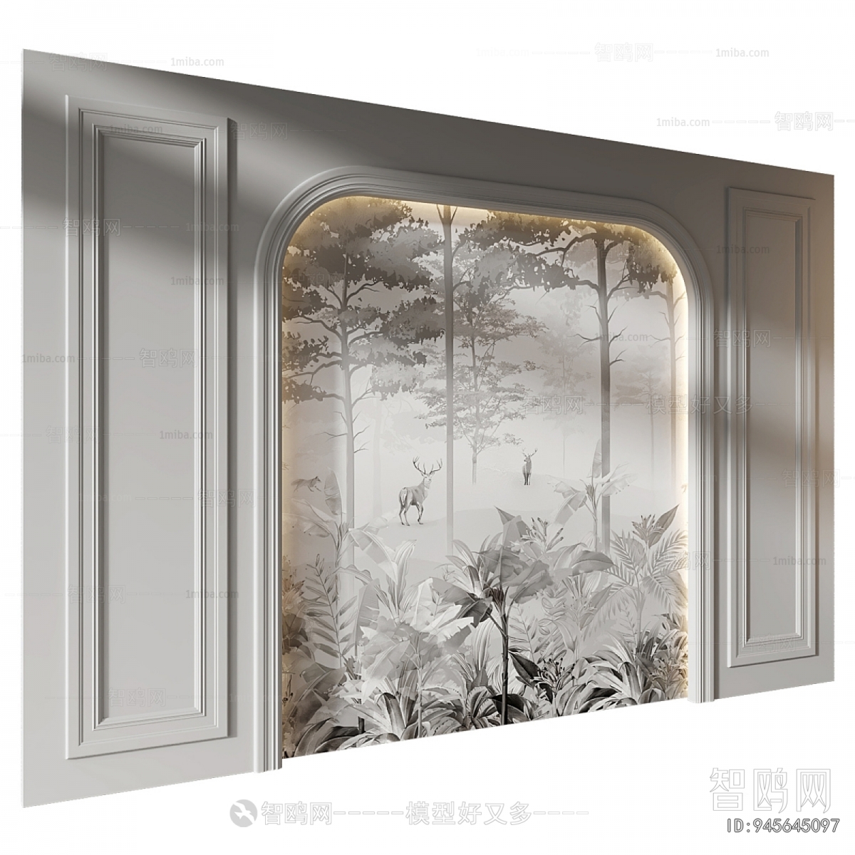 French Style TV Wall