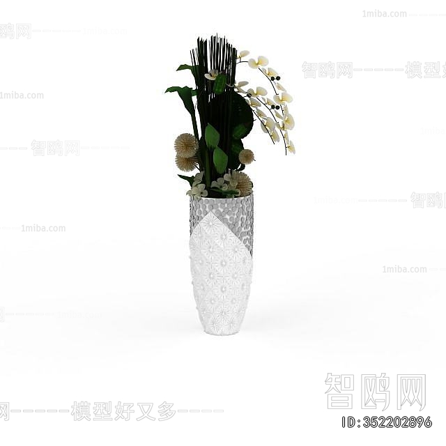 Modern Ground Green Plant Potted Plants