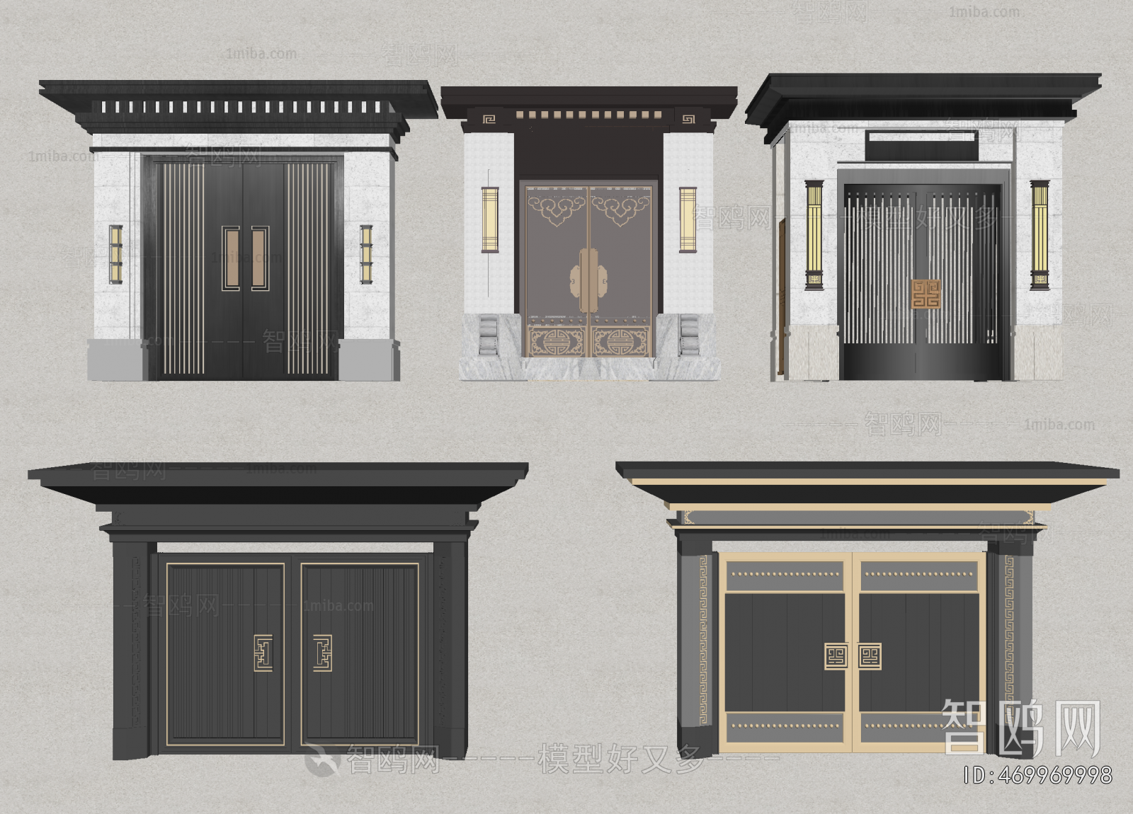 New Chinese Style Facade Element