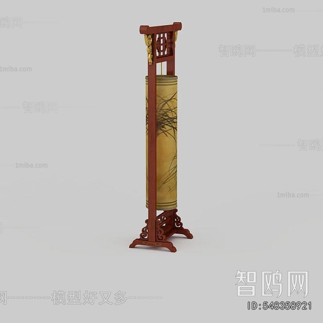 New Chinese Style Floor Lamp