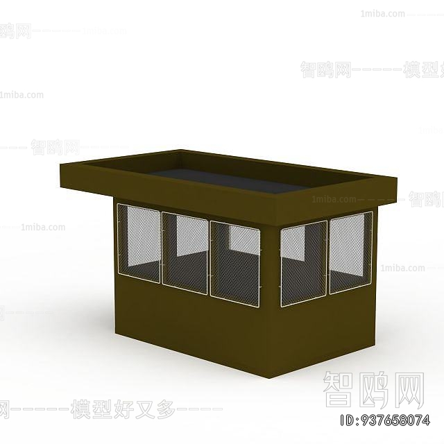 Modern Security Booth