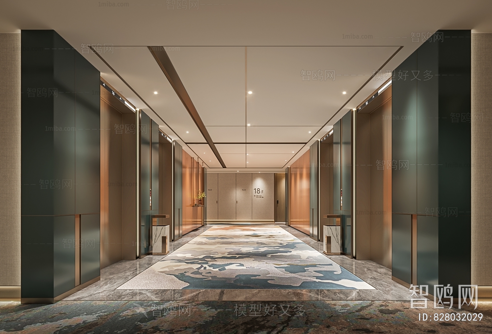 Modern Elevator Hall