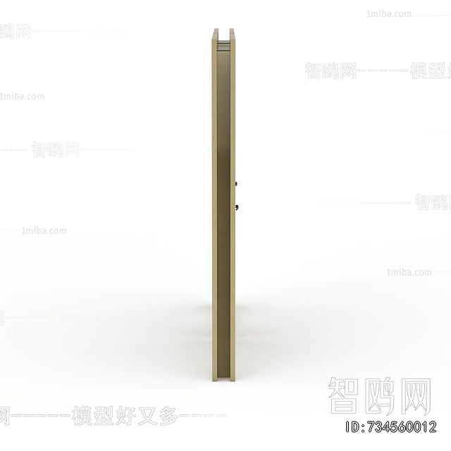 Simple European Style Single Door