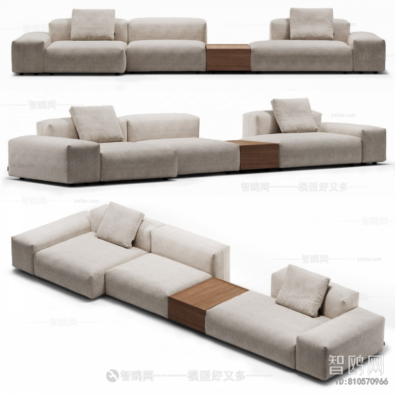 Modern Multi Person Sofa