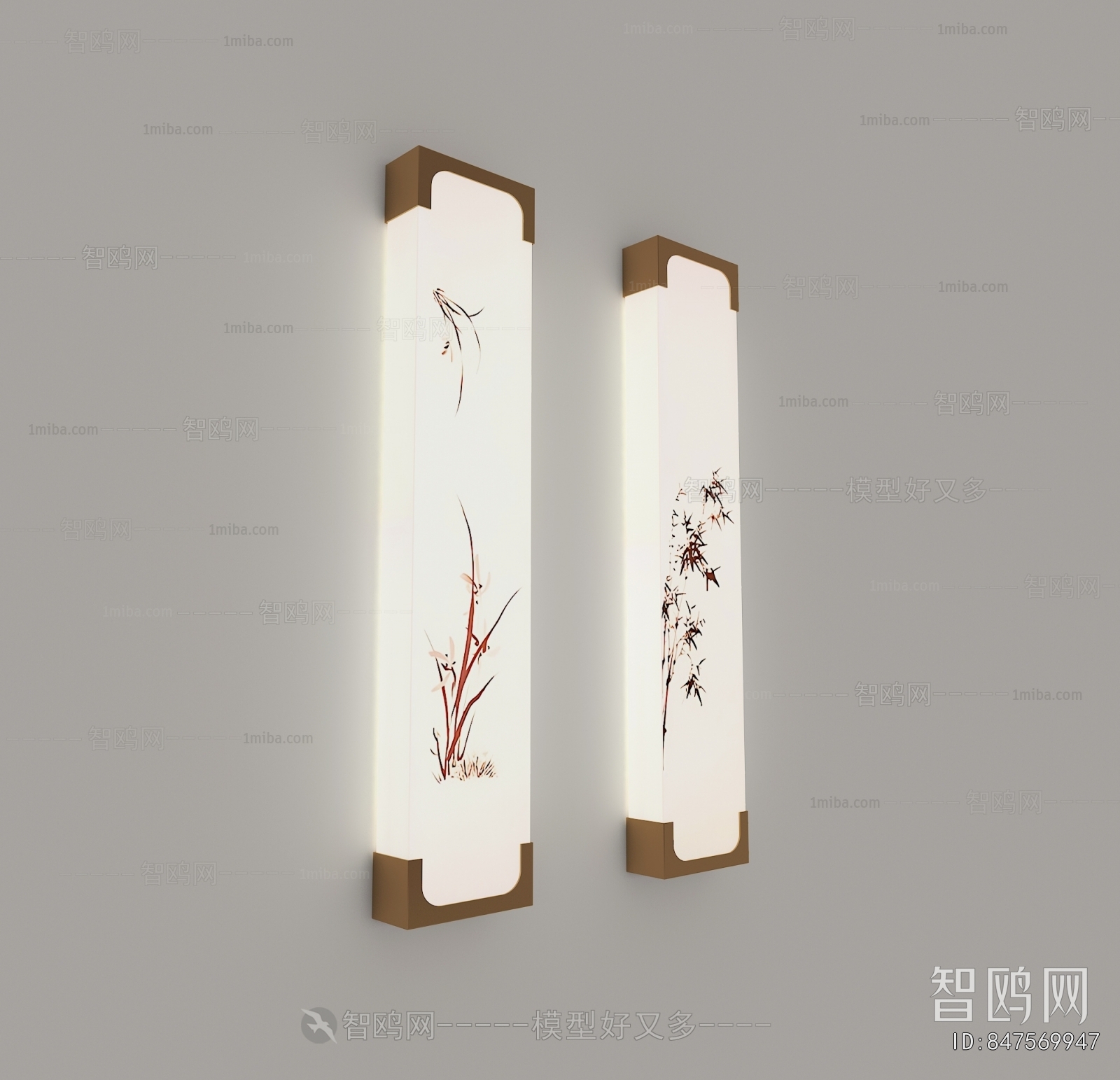 New Chinese Style Wall Lamp