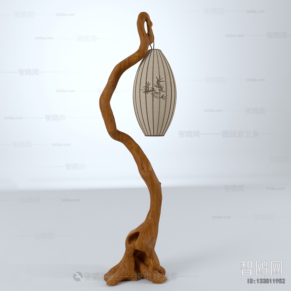 New Chinese Style Floor Lamp