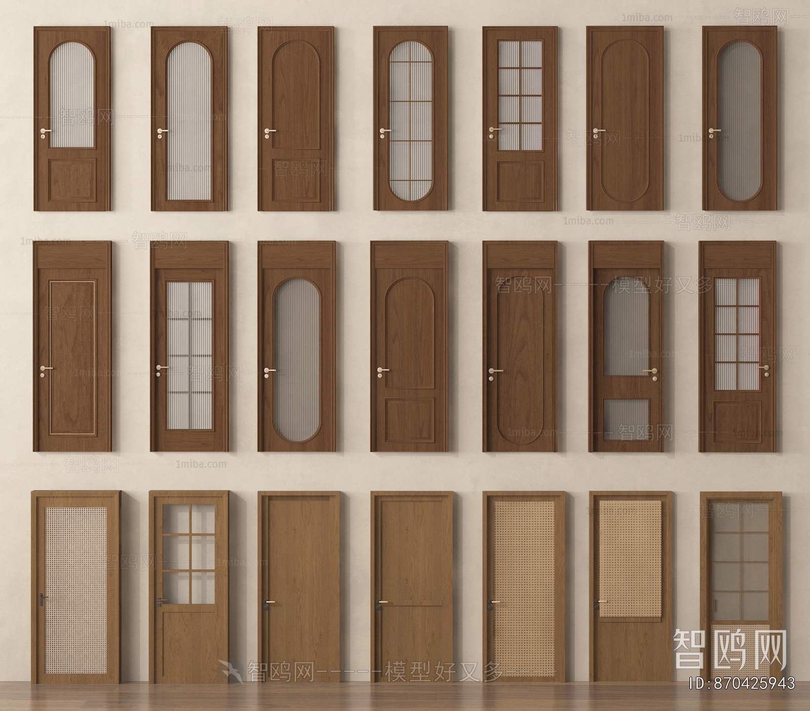 French Style Single Door