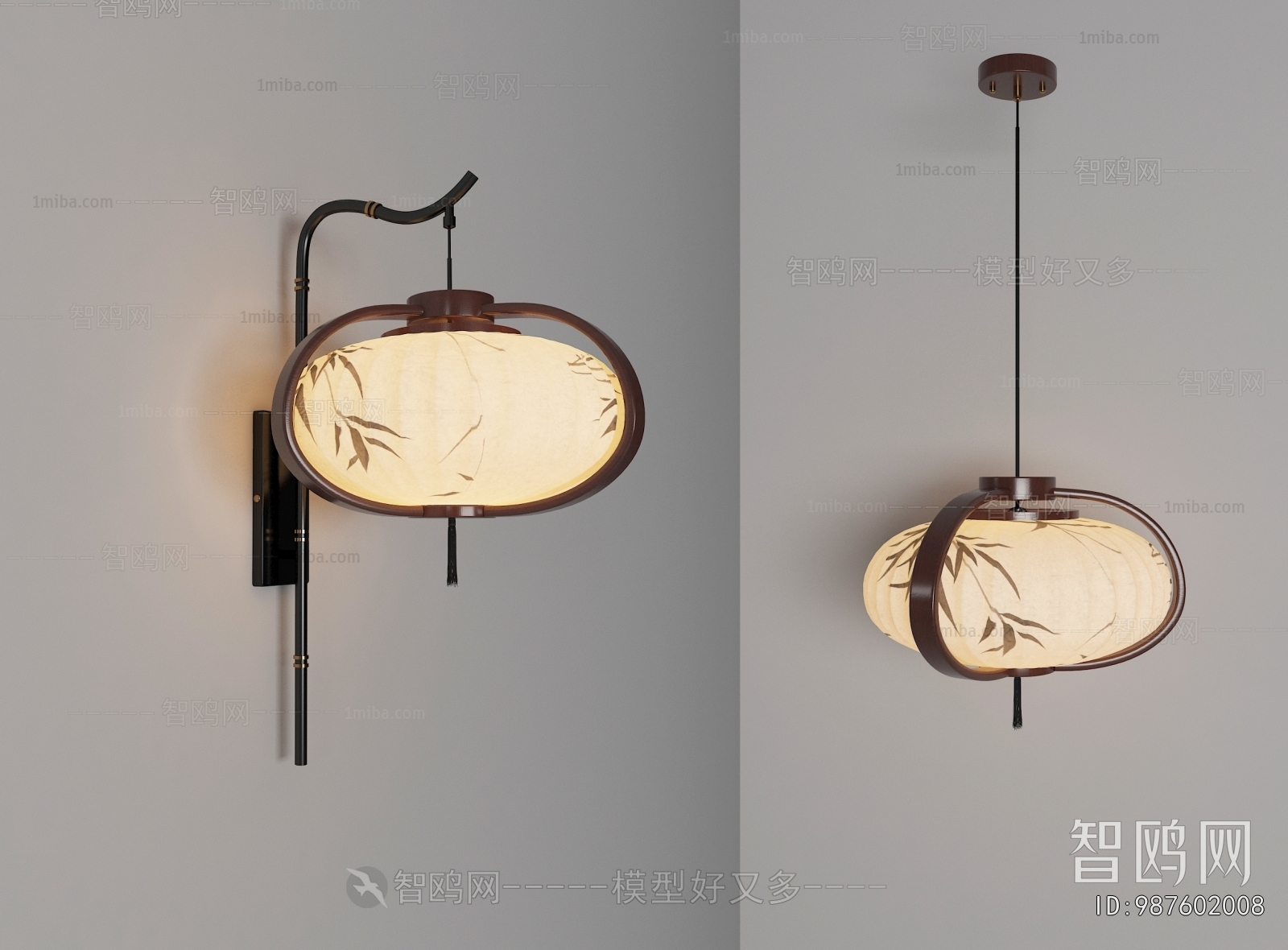 New Chinese Style Wall Lamp