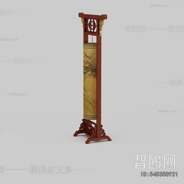 New Chinese Style Floor Lamp