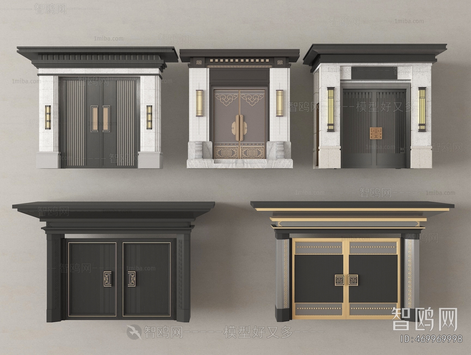 New Chinese Style Facade Element