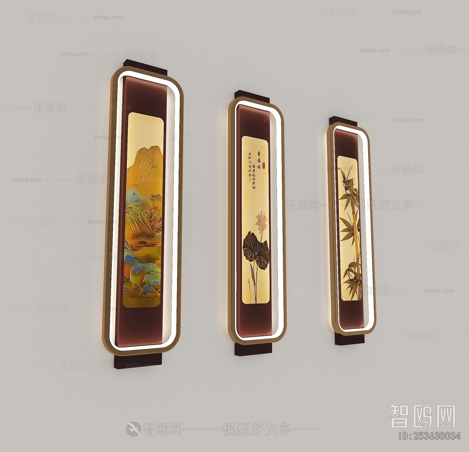 New Chinese Style Wall Lamp