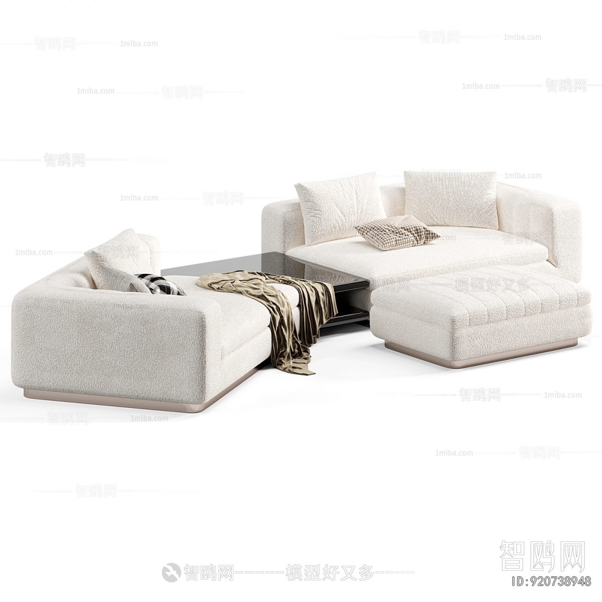 Modern Multi Person Sofa