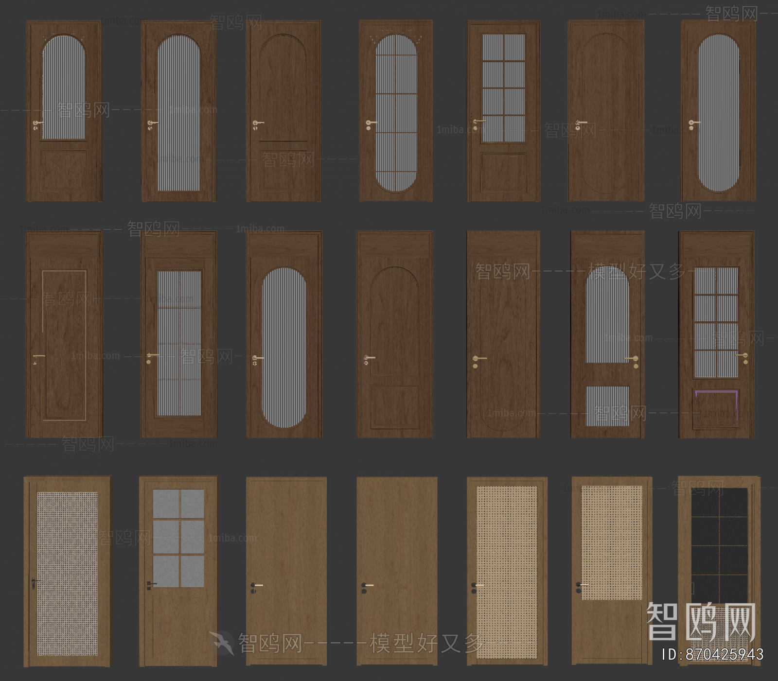 French Style Single Door