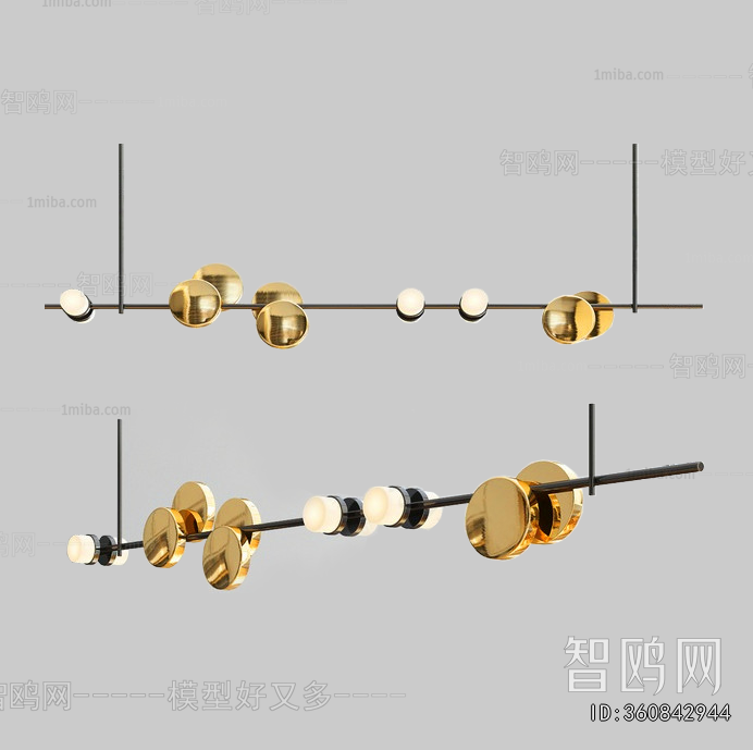 Modern Long Chandelier