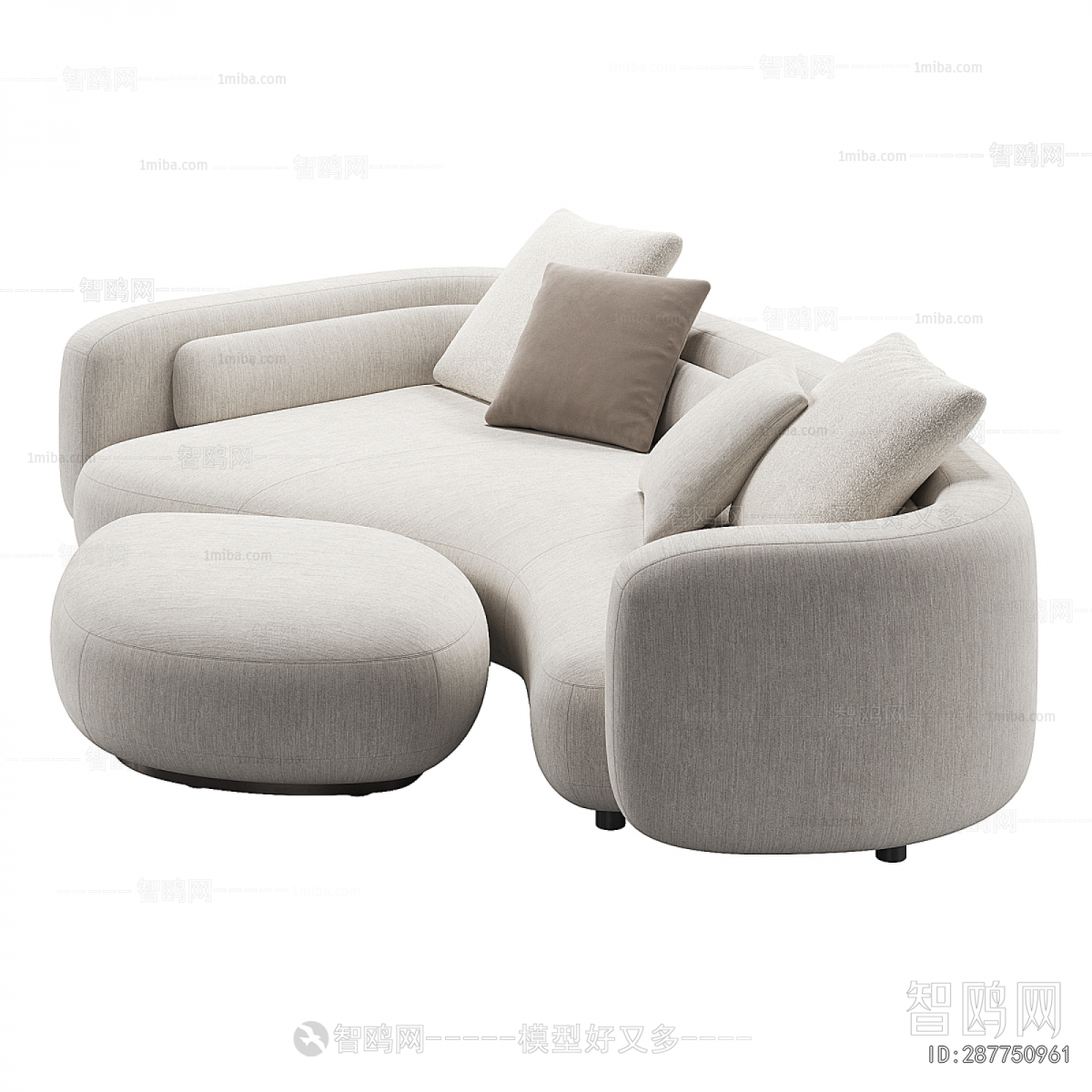 Modern Curved Sofa