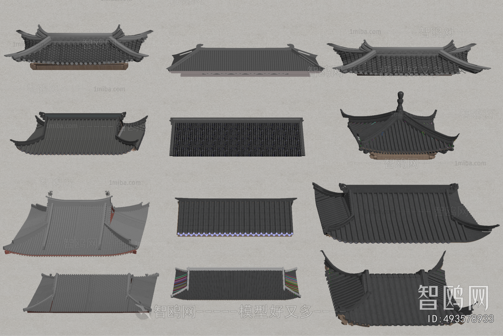 Chinese Style Building Component