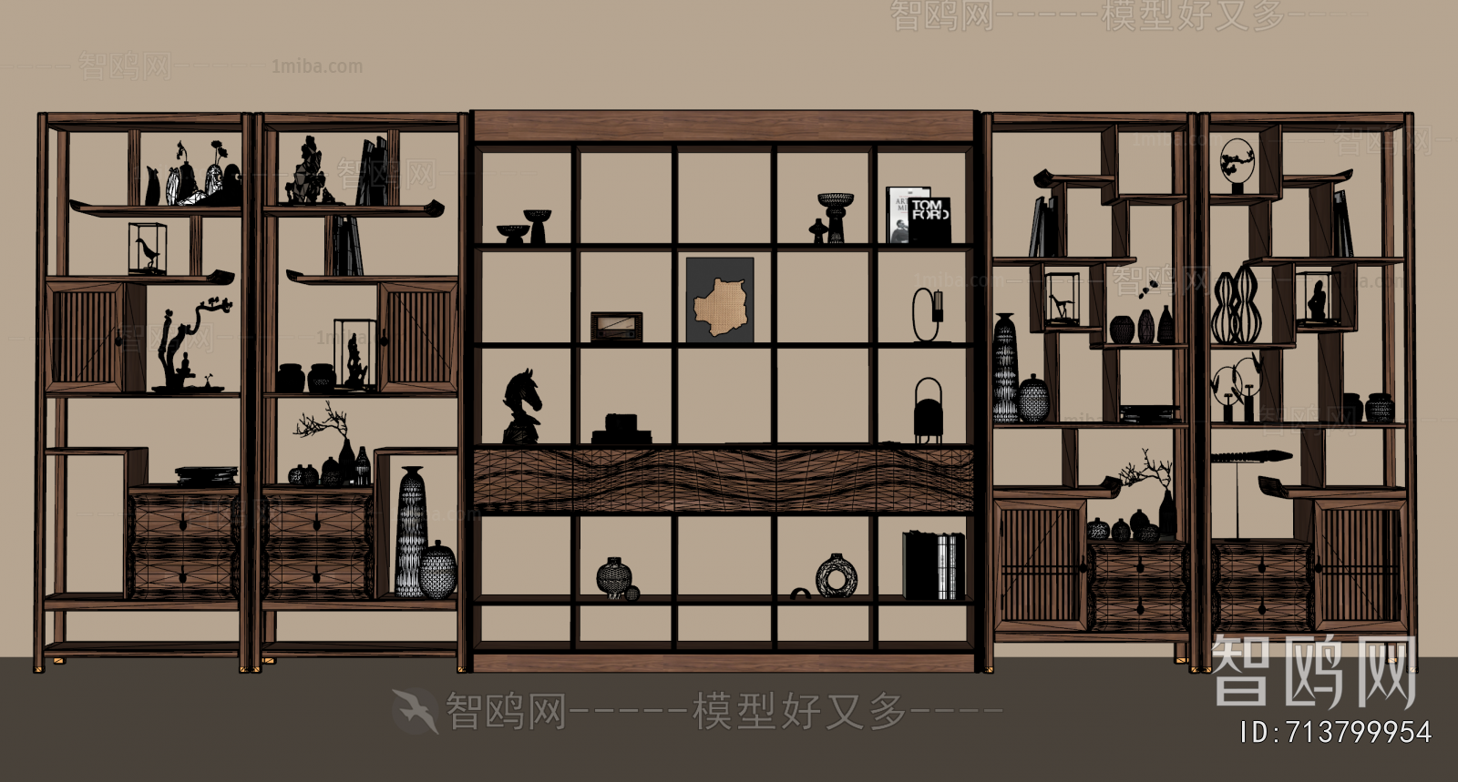 New Chinese Style Antique Rack