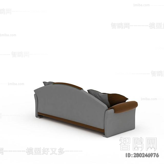 Simple European Style Three-seat Sofa