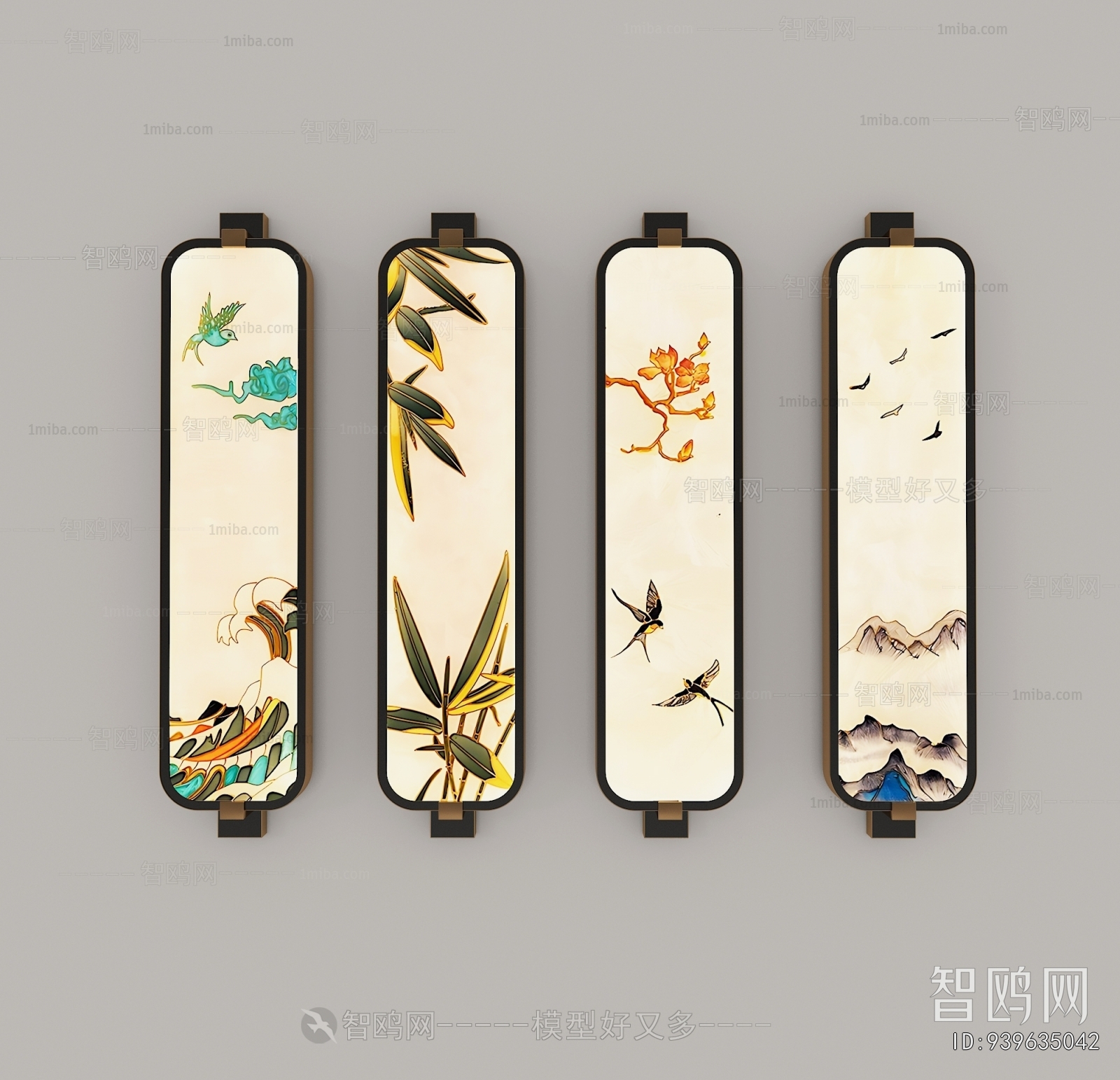 New Chinese Style Wall Lamp