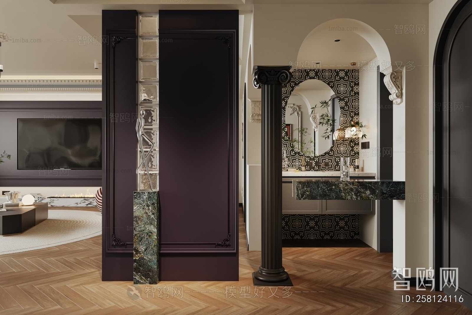 French Style A Living Room