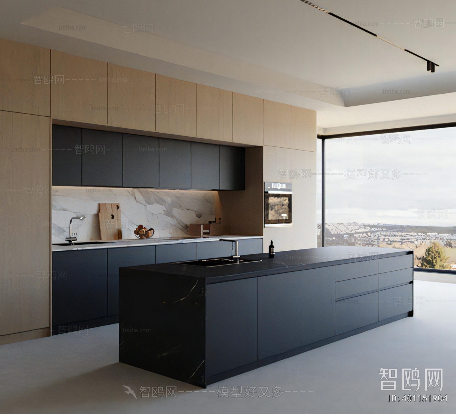 Modern Open Kitchen