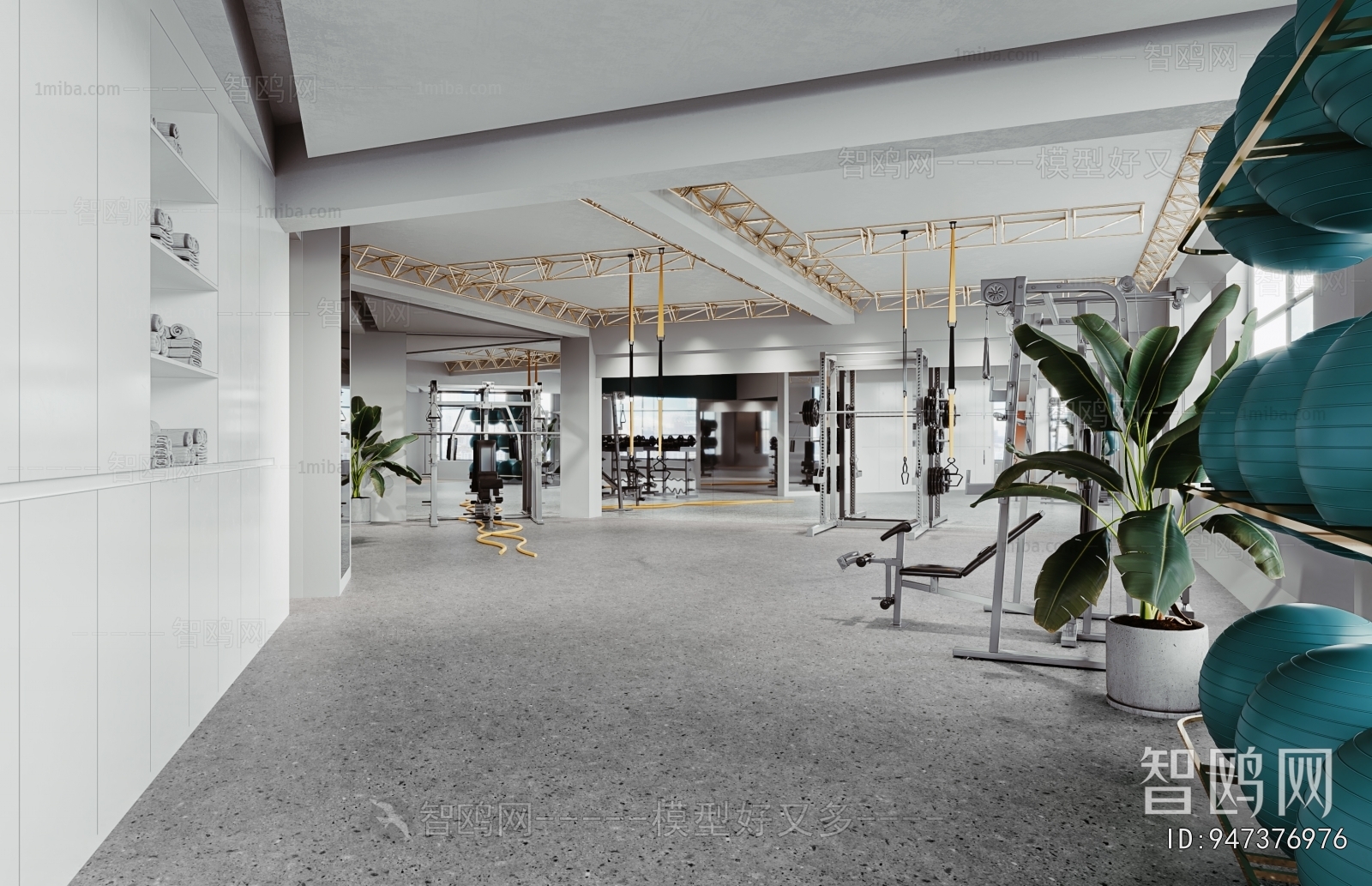 Modern Fitness Equipment