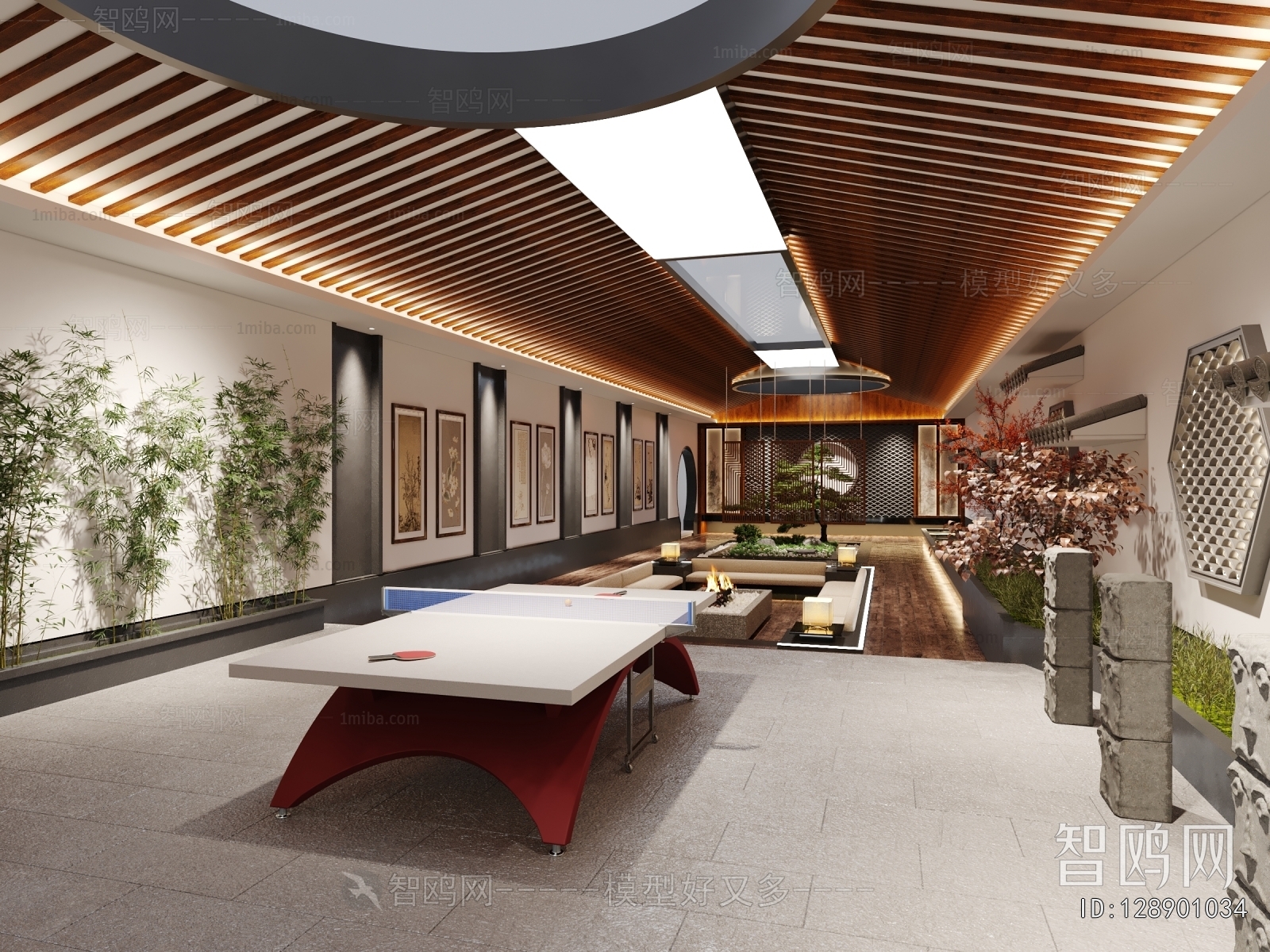 New Chinese Style Rest And Entertainment