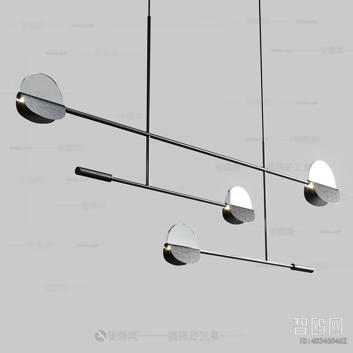 Modern Long Chandelier