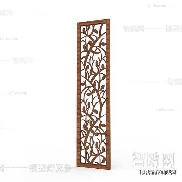 New Chinese Style Wooden Screen Partition
