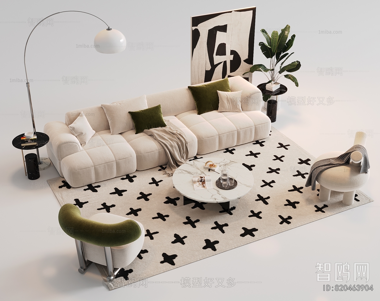 French Style Sofa Combination