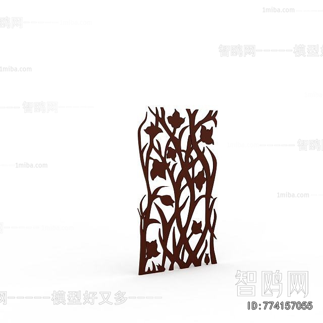 New Chinese Style Wooden Screen Partition