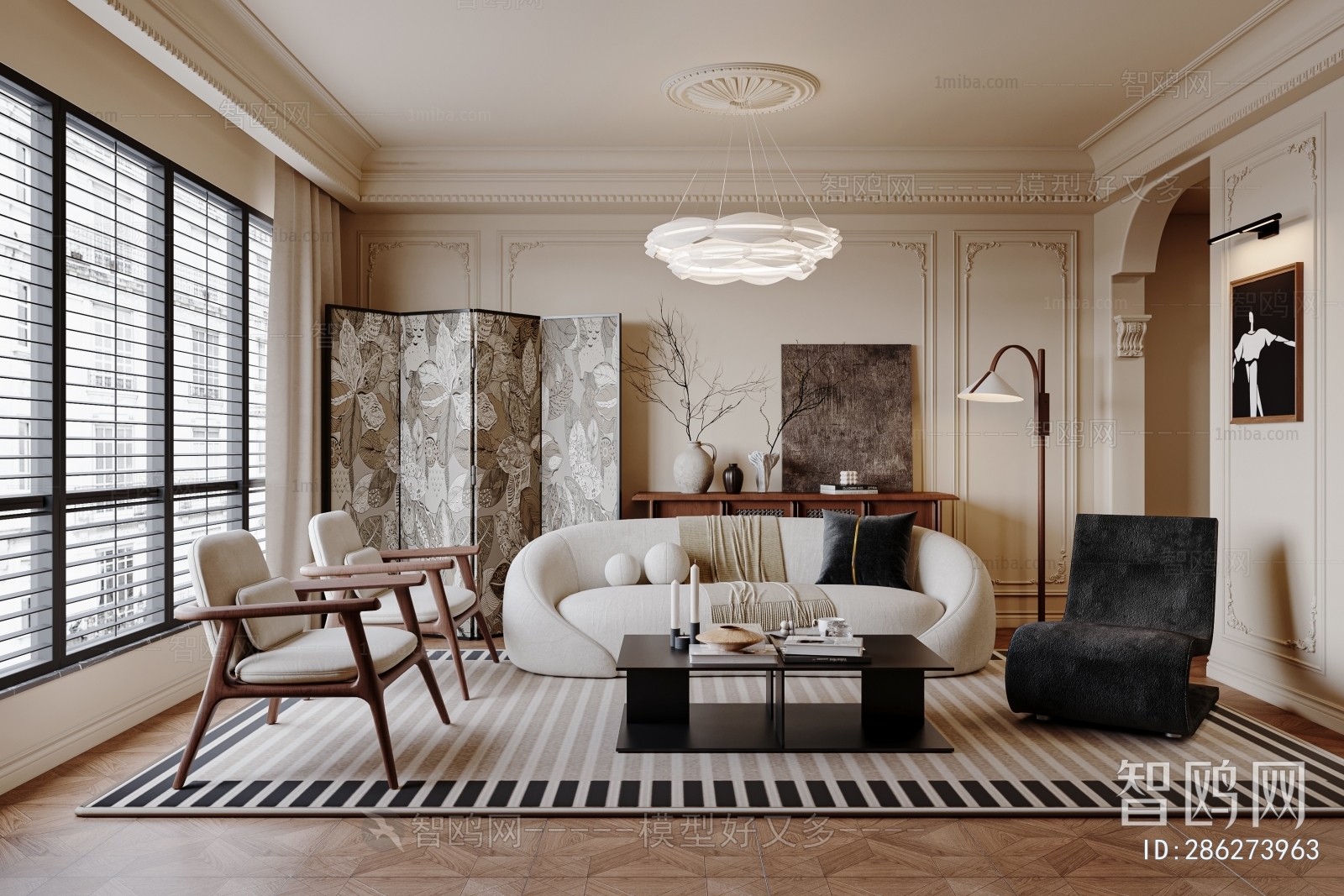 French Style A Living Room