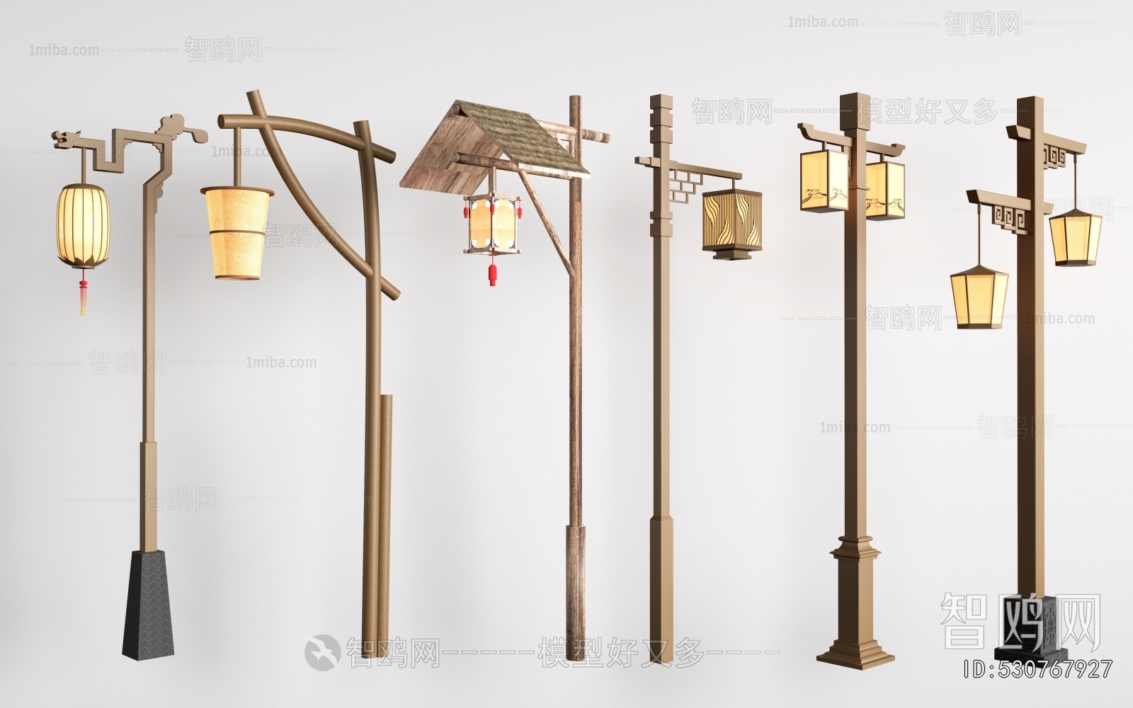 New Chinese Style Outdoor Light