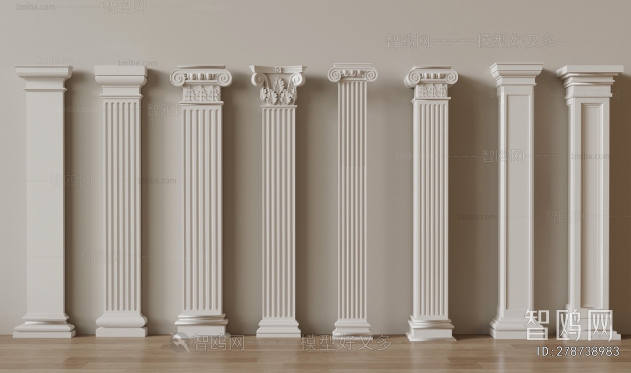 European Style Roman Pillar