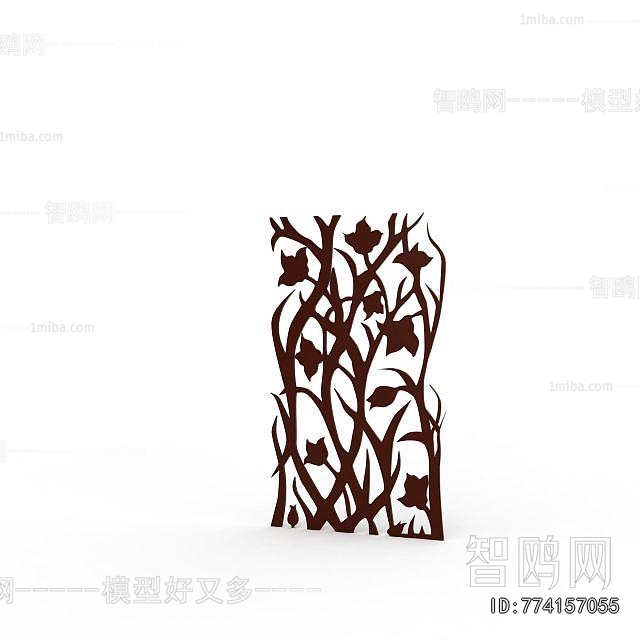 New Chinese Style Wooden Screen Partition