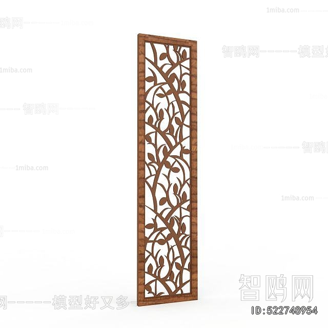 New Chinese Style Wooden Screen Partition