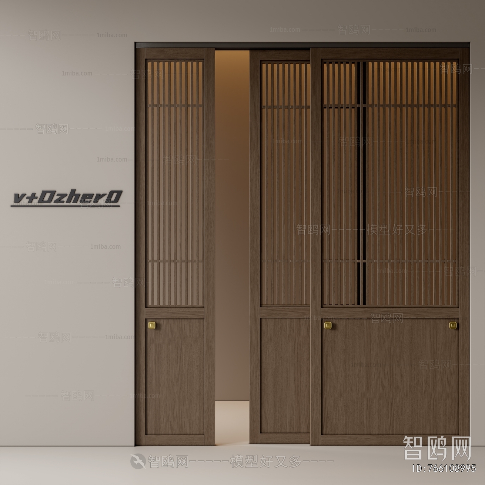 New Chinese Style Sliding Door