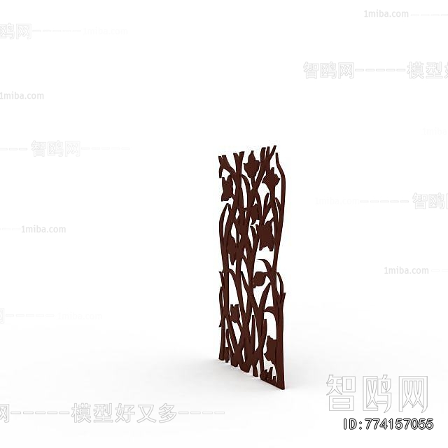 New Chinese Style Wooden Screen Partition