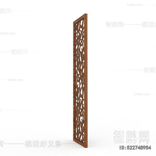 New Chinese Style Wooden Screen Partition