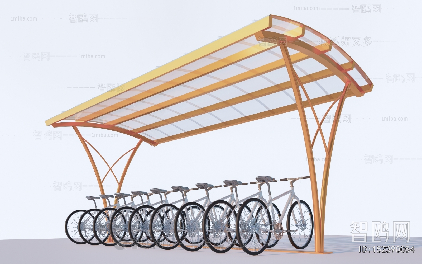 Modern Outdoor Parking Lot