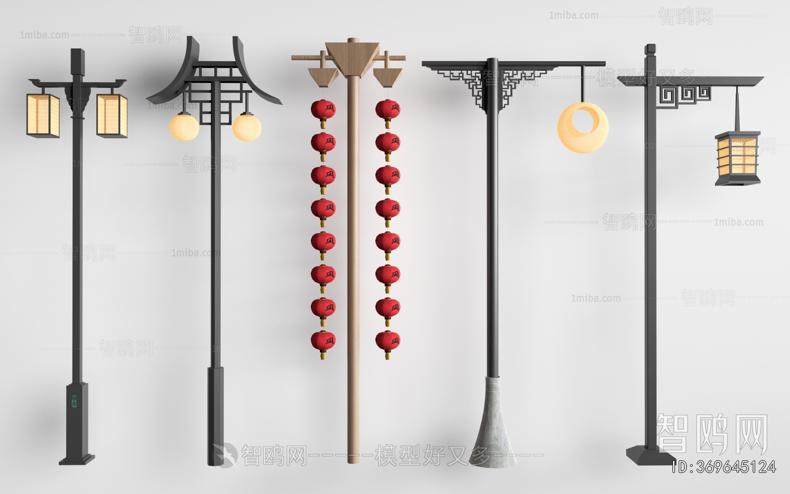 New Chinese Style Outdoor Light