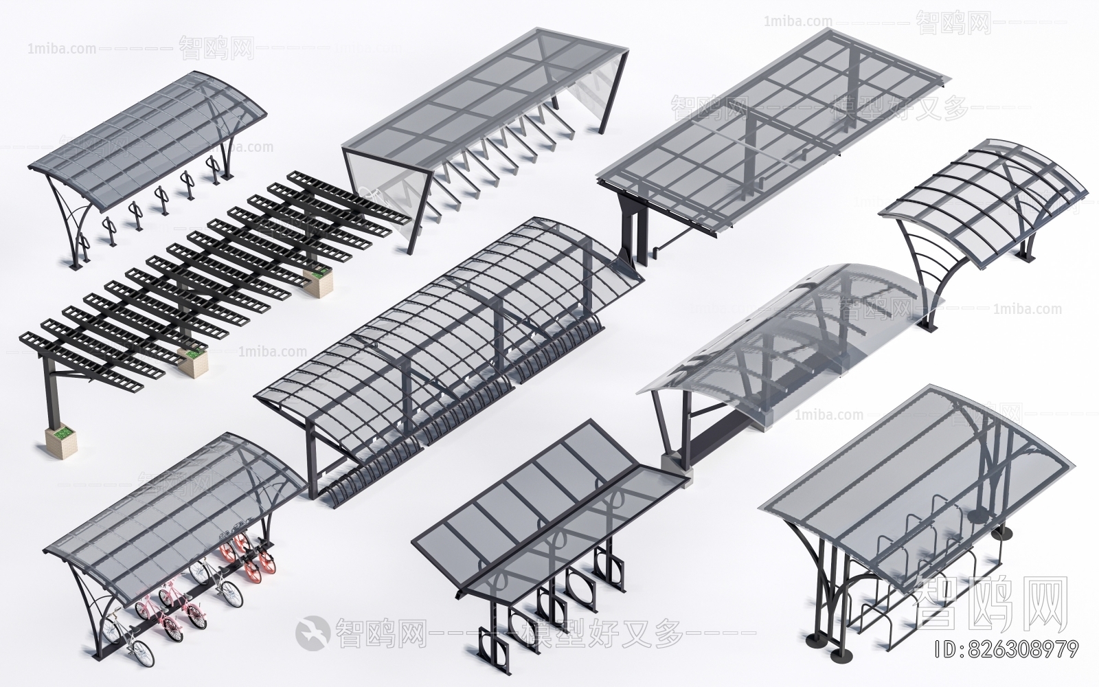 Modern Outdoor Parking Lot