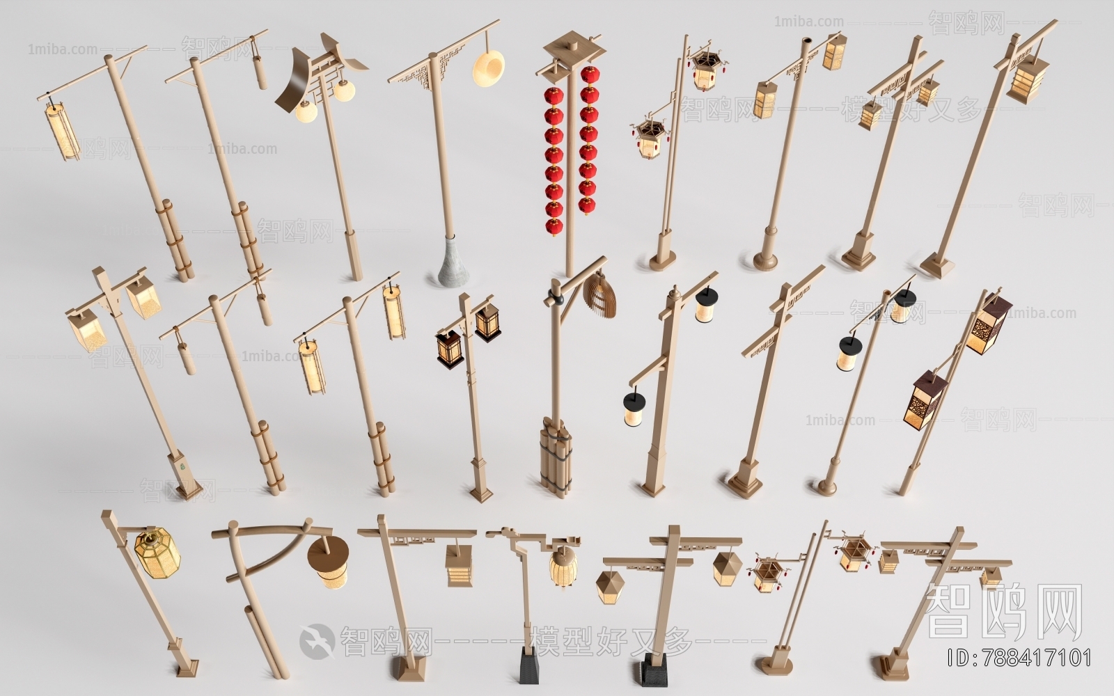 New Chinese Style Outdoor Light