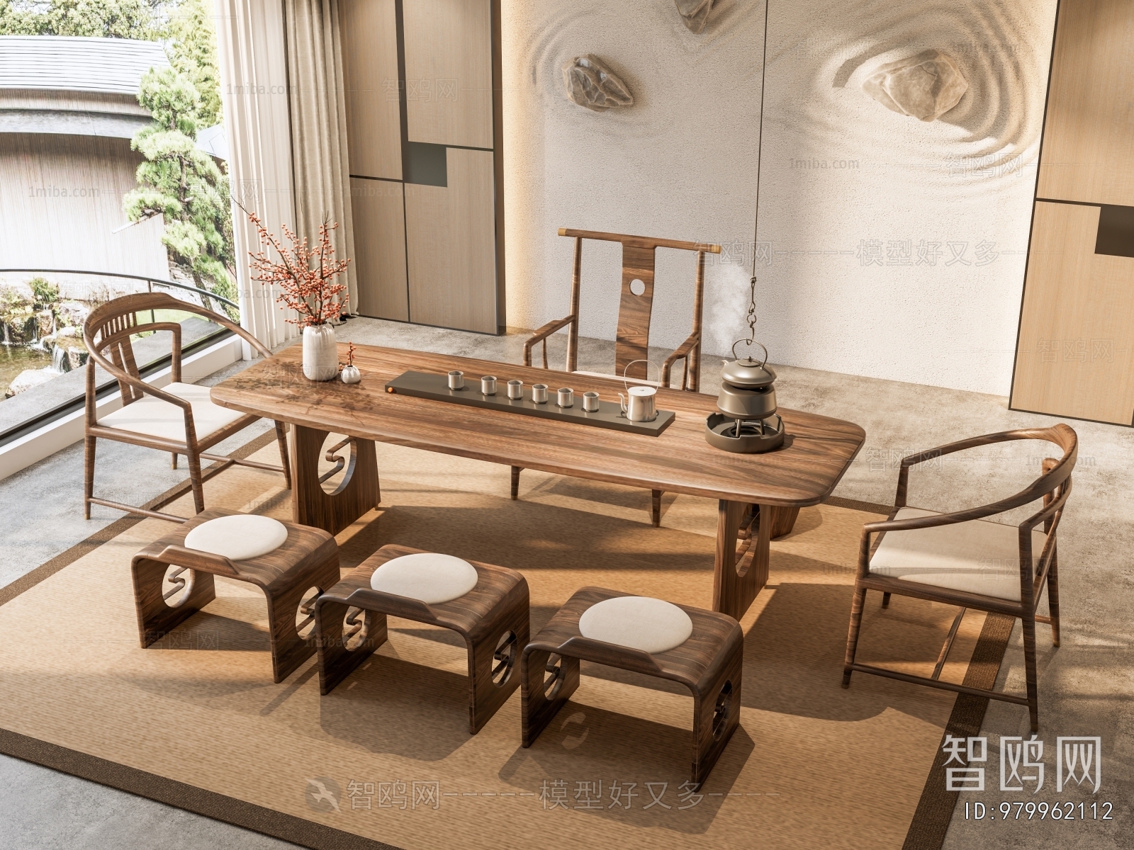 New Chinese Style Tea Tables And Chairs