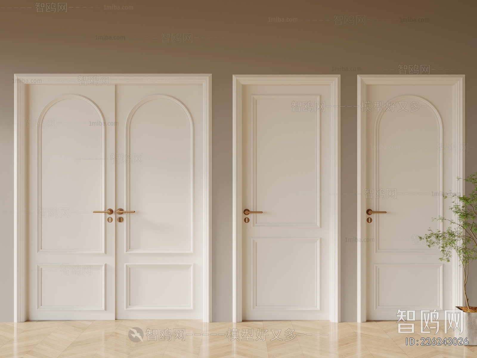 French Style Single Door