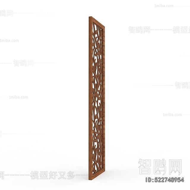 New Chinese Style Wooden Screen Partition