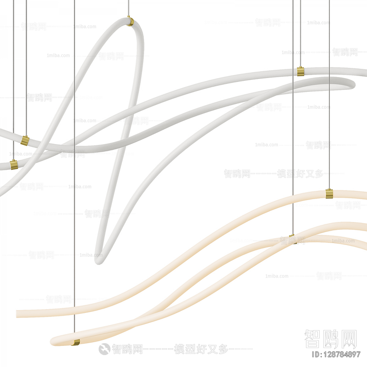 Modern Long Chandelier