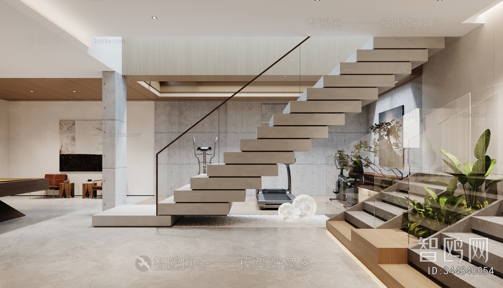 Modern Billiards Room